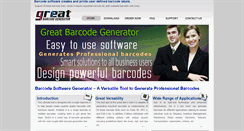Desktop Screenshot of barcodesoftwaretool.com