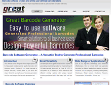 Tablet Screenshot of barcodesoftwaretool.com